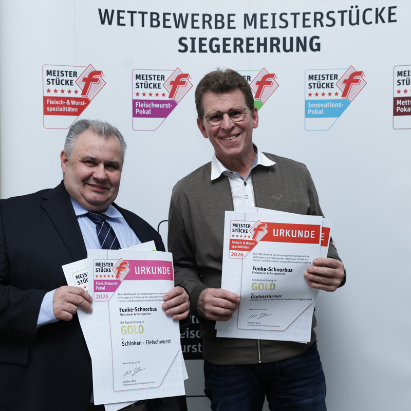 Metzgerei Auszeichnung 2026